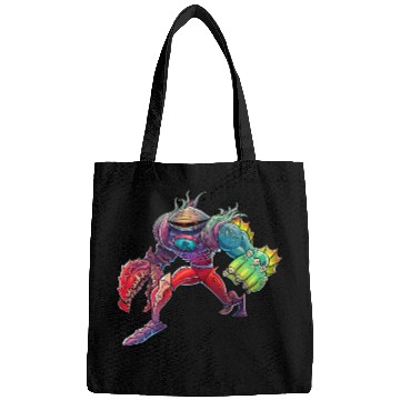 Discover Chowderhead 2Cool Clam Lobster Superhero Art Bags