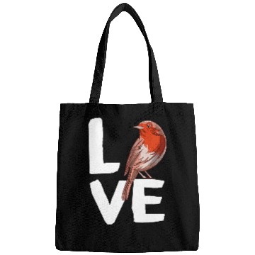 Discover Robin Love Birds Animal Lovers uniques Designs And Apparels Bags