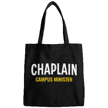 Discover Chaplain Campus Minister Pastor White Yellow Bags