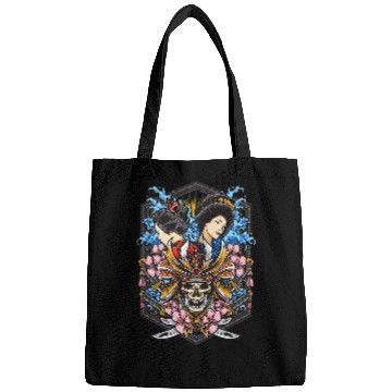 Discover ghosts Samurai Lovely Geisha Waves Bags