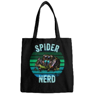 Discover Regal Jumping Spider Grunge Spooder Spider Nerd Pet Spider Bags
