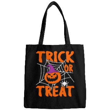 Discover Lacrosse Gift Halloween Trick or Treat Pumpkin Spider Web Bags