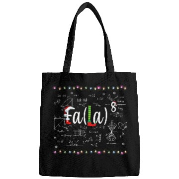 Discover Funny Christmas Nerd 2Cute Math Fa La La La La 21 Bags