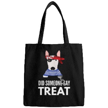 Discover Bull Terrier Halloween Pirate Bags