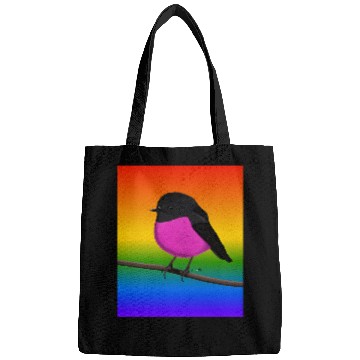 Discover Rose Robin Rainbow Bird Birdlover Birdwatcher Diversity Bags