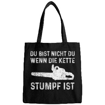 Discover Chainsaw Chain Stump Forester Forest Worker Bags