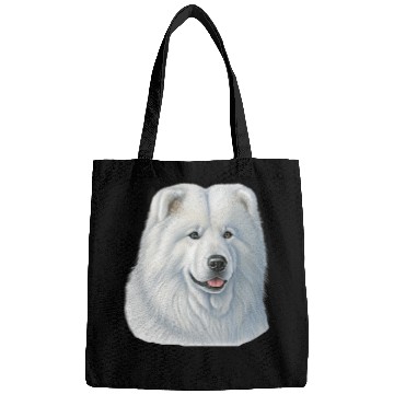 Discover Dog Samoyed Winter Dog Lover Samoyed Mom Bags