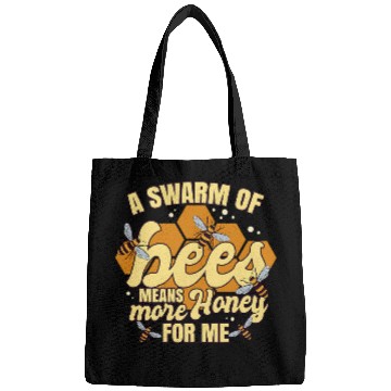 Discover Funny Beekeeper Bee Apparel Bags