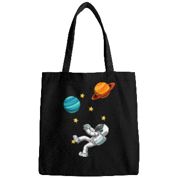 Discover Funny Rock Climbing Astronaut Bags