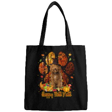 Discover Its Fall Yall Labradoodle Pilgrim Dog Paw Thanksgiving154 Bags