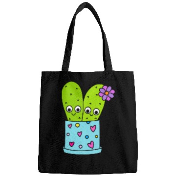 Discover Cacti Couple In Cute Pot Bags