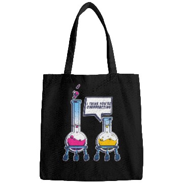 Discover Funny Science Puns Chemist Scientist Geek Nerd Chemistry Bags