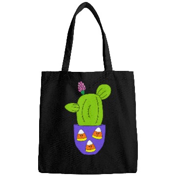Discover Cactus In Halloween Candy Corn Pot Bags