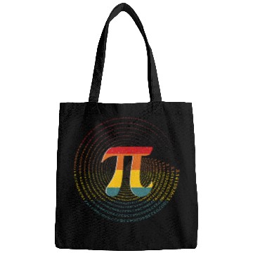Discover Retro Pi 314 Math Science Teacher Student Nerd Funny Pi Day Bags
