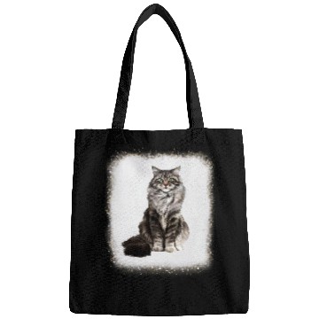 Discover Cat Daddy Mommy Boy Girl Funny Leopard Bleached Bags
