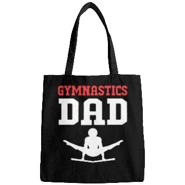 Discover Funny Fathers Day Gymnastics Dad For Men Bags