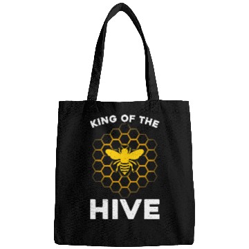 Discover Funny Beekeeper Art For Men Dad Bee Hive Honey Beekeeping Bags