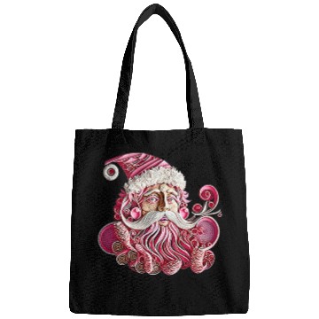 Discover Funny vintages Pink Christmas Santa Claus Paper Art Quilling Bags