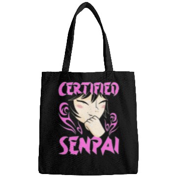 Discover Certified Senpai For Anime Fan Bags