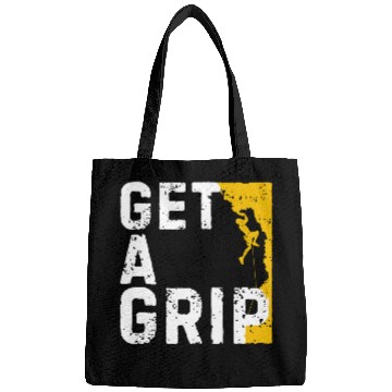Discover Get A Grip Rock Climbing Adventures Lover vintages Style Bags