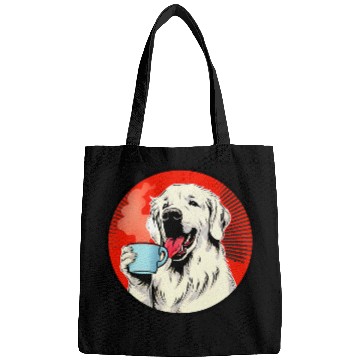 Discover Great Pyrenees Coffee Funny Dog Beverage Bags
