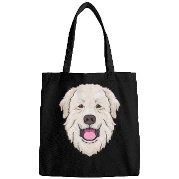 Discover Great Pyrenees Cute Dog Face Bags