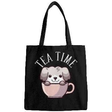 Discover Havanese Tea Time Funny Dog Beverage Bags