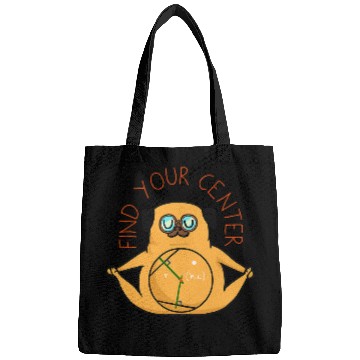Discover Find Your Center Pug Yoga Bags