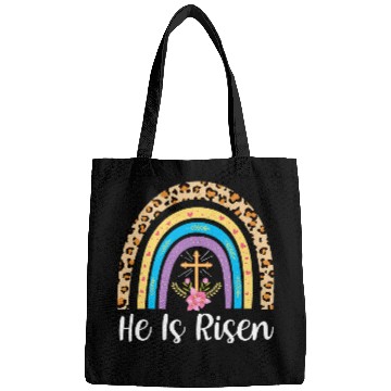 Discover Christian He Is Risen Rainbow Christian Happy Easter Jesus315 Christ Bags