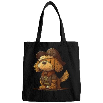 Discover Golden Doodle Dog Art Lovers Bags