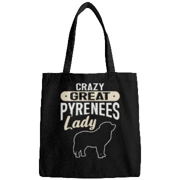 Discover Great Pyrenees Dog crazys Great Pyrenees Lady Bags