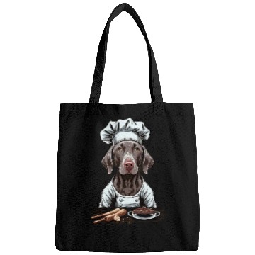 Discover Cooking Weimaraner Restaurant cook on Weimaraner chef Bags