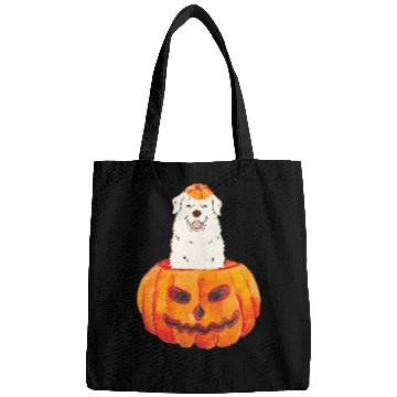 Discover Great Pyrenees Pumpkin PYR Dog Halloween Bags