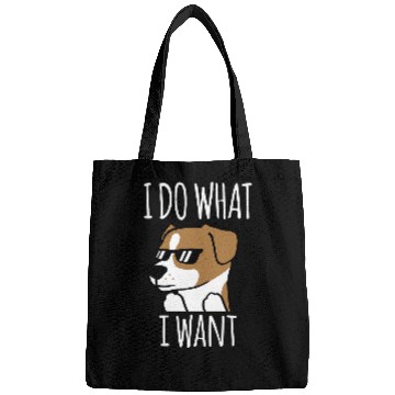 Discover I Do What I Want Jack Russell Terrier Dog Bags