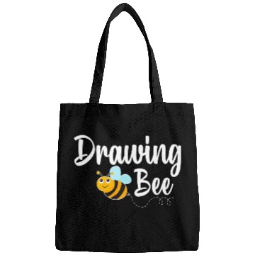 Discover Drawing Bee Drawing Artist Funny Bumblebee Bags