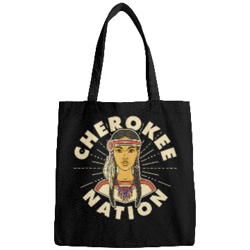 Discover Cherokee Nation Proud Native American Woman Cherokee Blood Bags