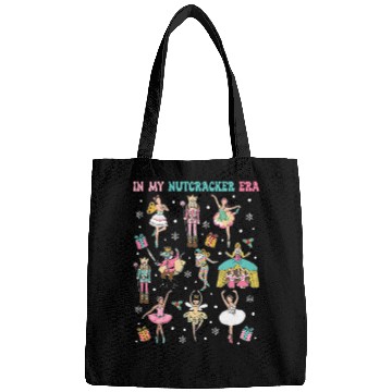 Discover In My Nutcracker Era Pink Christmas Nutcracker Ballet Squad Bags