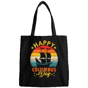 Discover Happy Columbus Day 1942 Bags