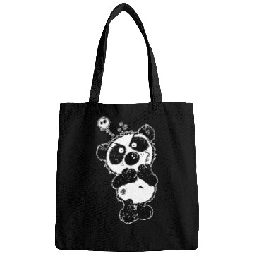 Discover Grumpy Giant Panda I Panda Bear Comic I Panda Fun Cartoon Bags