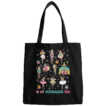 Discover In My Nutcracker Era Pink Nutcracker Ballet Squad Christmas Bags