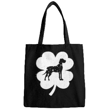 Discover Great Dane Shamrock Silhouette Great Dane St  Patricks Day Bags