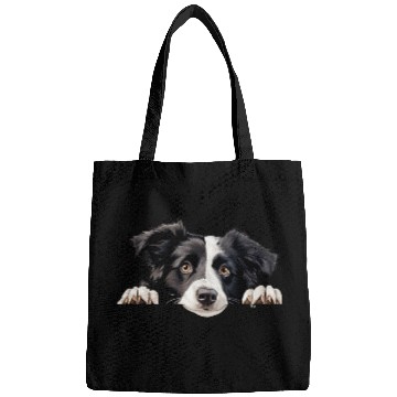 Discover Cute Border Collie For Dog Lovers Bags