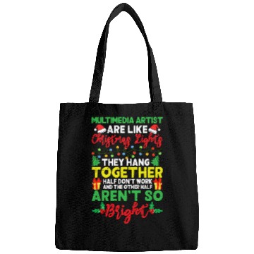 Discover Christmas Light Multimedia Artist xmass Holiday Bags