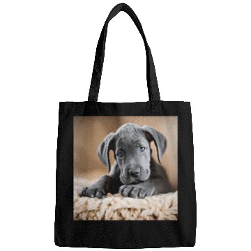 Discover Great Dane Puppy Close Up Bags