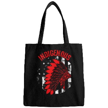 Discover Indigenous Native Americans antis Columbus Day American Pride Bags