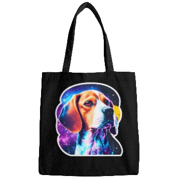 Discover Cosmic Canine Quest Beagle Among Galactic Wonders Bags