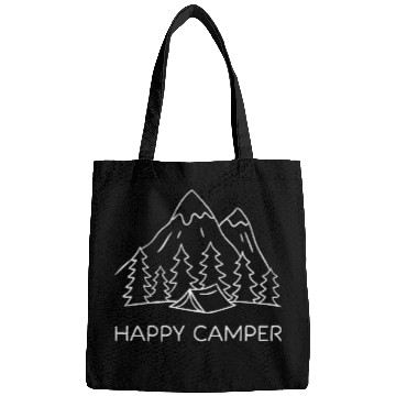Discover Happy Camper Camp Camper Outdoor Camping Campfire Nature Bags