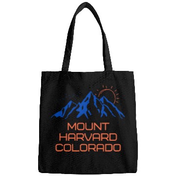 Discover Hiking Mount Harvard Colorado Mountain Climbing Tee For Men Bags