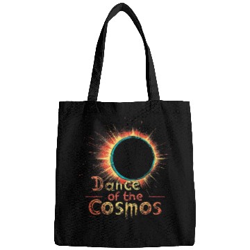 Discover Cosmic Eclipse Ballet Celestial Phenomena Art Bags