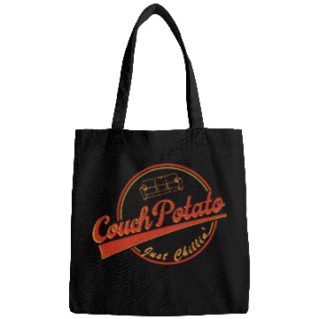 Discover Couch Potato Just Chillin Relaxing Do Nothing Funny Bags